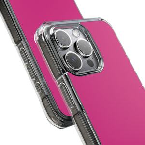 Deep Cerise | Handyhülle für iPhone (Clear Impact Case – magnetisch)