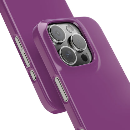 Plum Purple - Slim iPhone 16 Phone Case