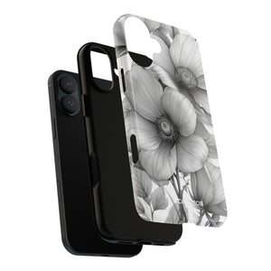 Botanical Elegance in Grayscale - for iPhone 16