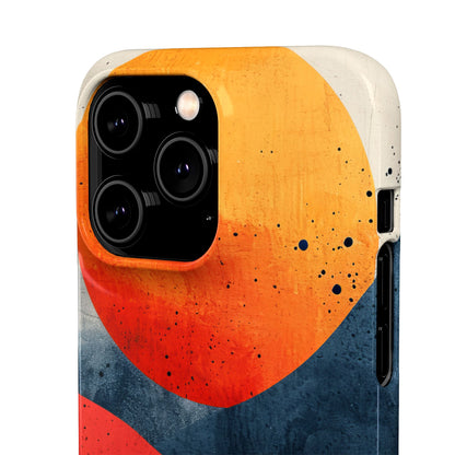 Sunburst Waves - Slim iPhone 14 Phone Case