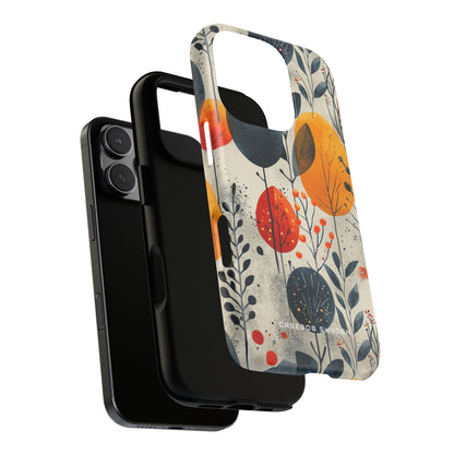 Vibrant Leaf Harmony iPhone 16 - Tough Phone Case