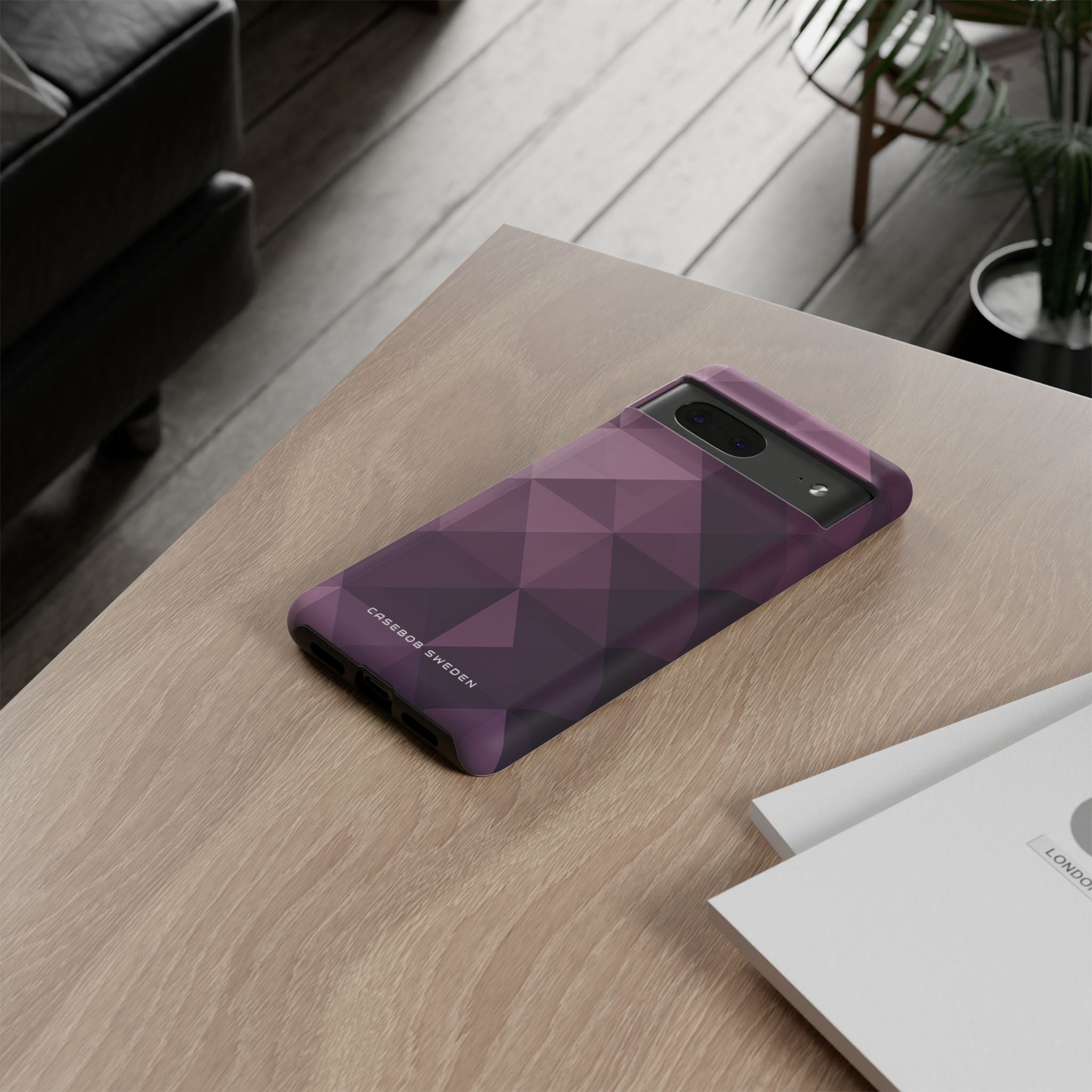 Gradient Purple Mosaic Google Pixel 7 - Tough Phone Case