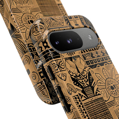 Tribal Faces Google Pixel 9 Case - Tough