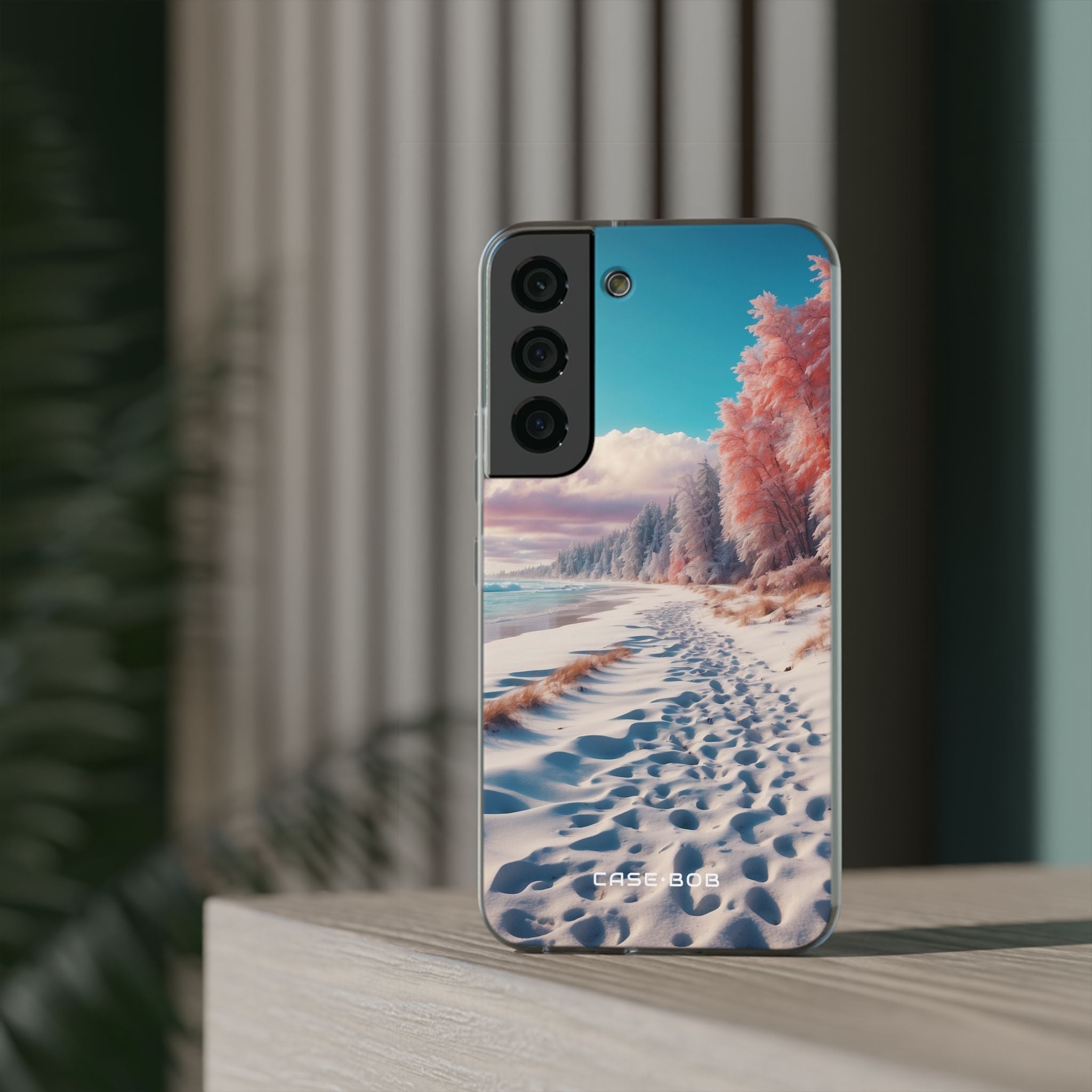 Snowy Footprints Samsung S22 - Soft