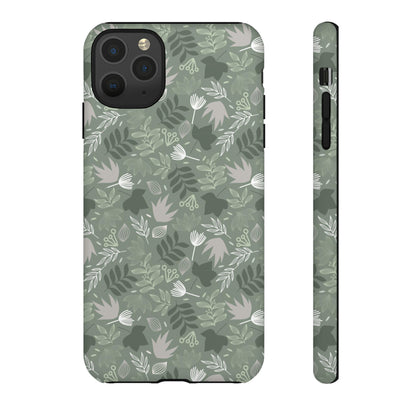 Jungle Green Leaf - Protective Phone Case