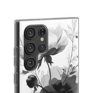 Botanische Eleganz | Flexible Handyhülle für Samsung Galaxy