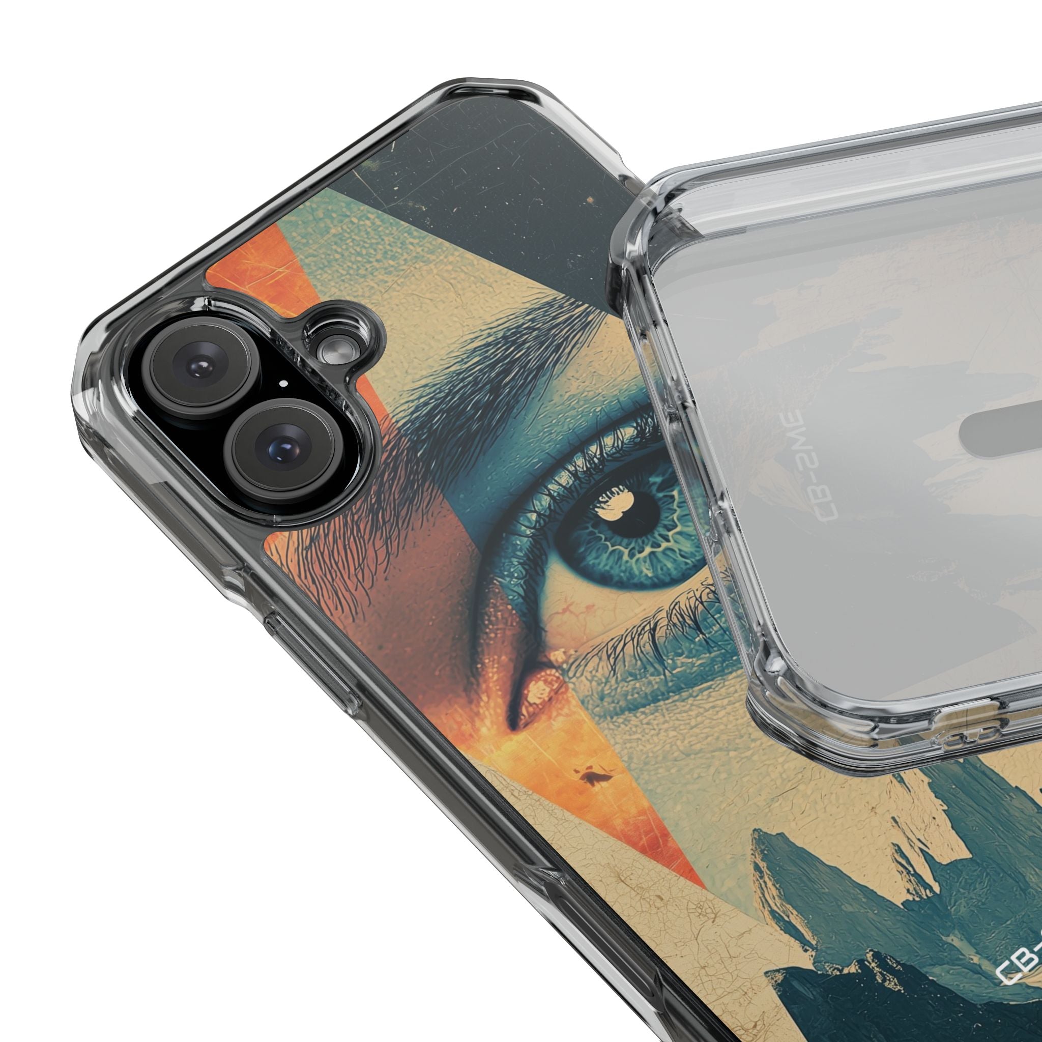 Eye Meets Mountains iPhone Case - Impact