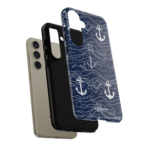 Nautical Whimsy: Anchors and Waves - For Samsung S24