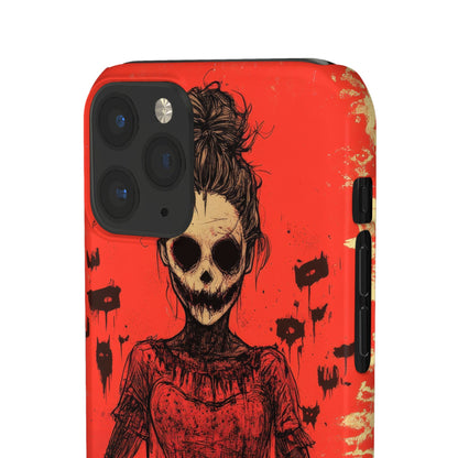 Haunting Scarlet Descent iPhone 11 - Slim Phone Case