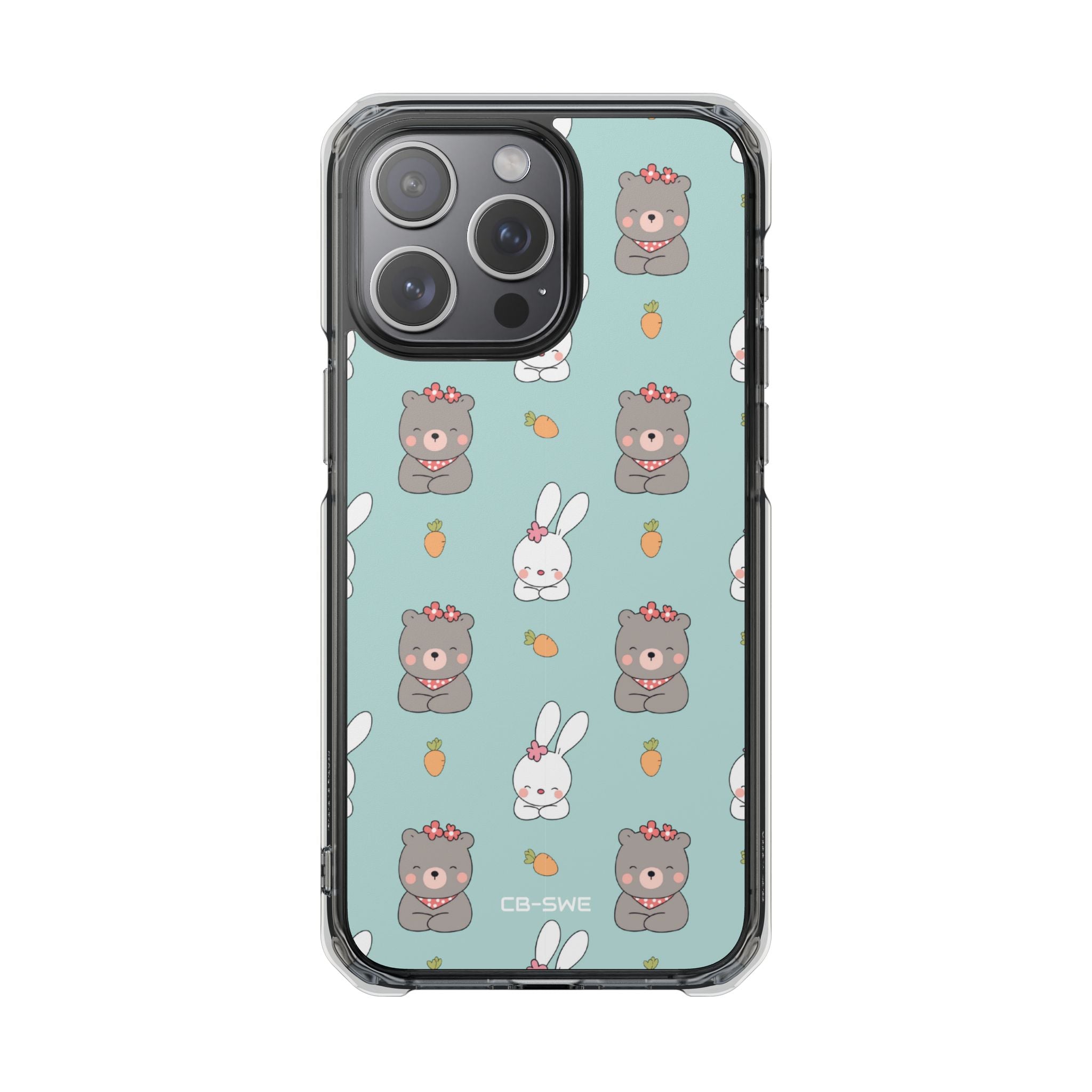 Bunnies Gather Carrots iPhone Case - Impact