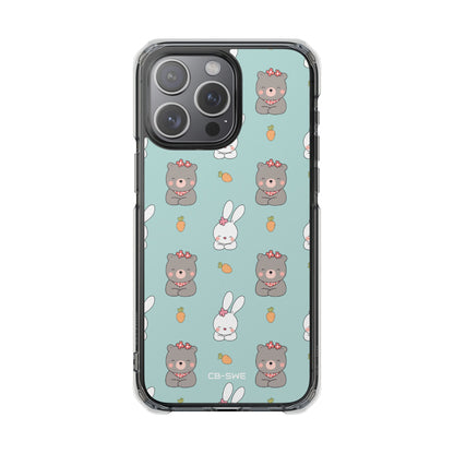 Bunnies Gather Carrots iPhone Case - Impact