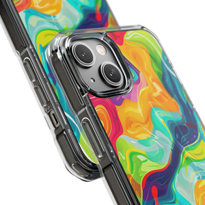 Bold Bright Patterns | Phone Case for iPhone (Clear Impact Case - Magnetic)