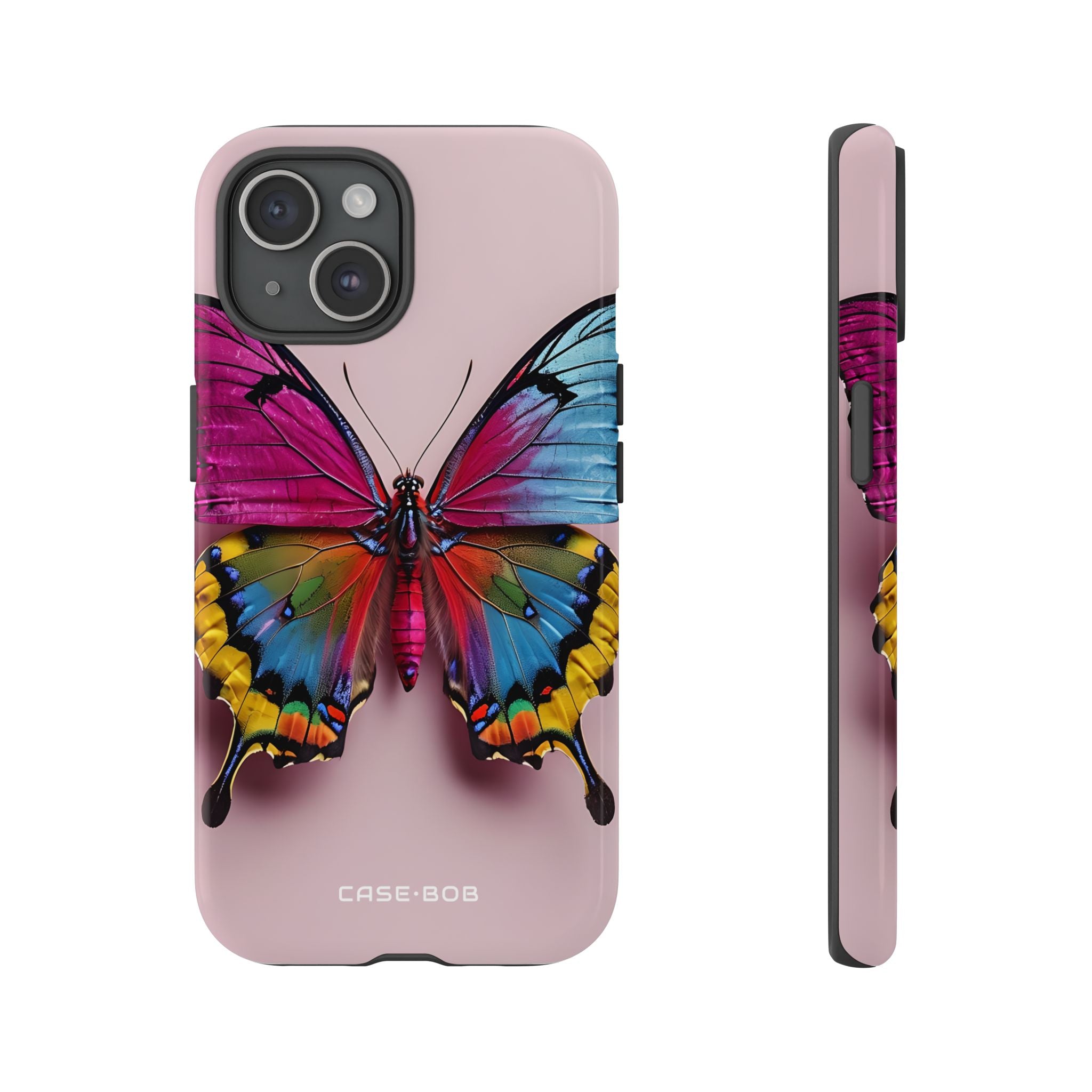 Vivid Butterfly iPhone 15 Case - Tough