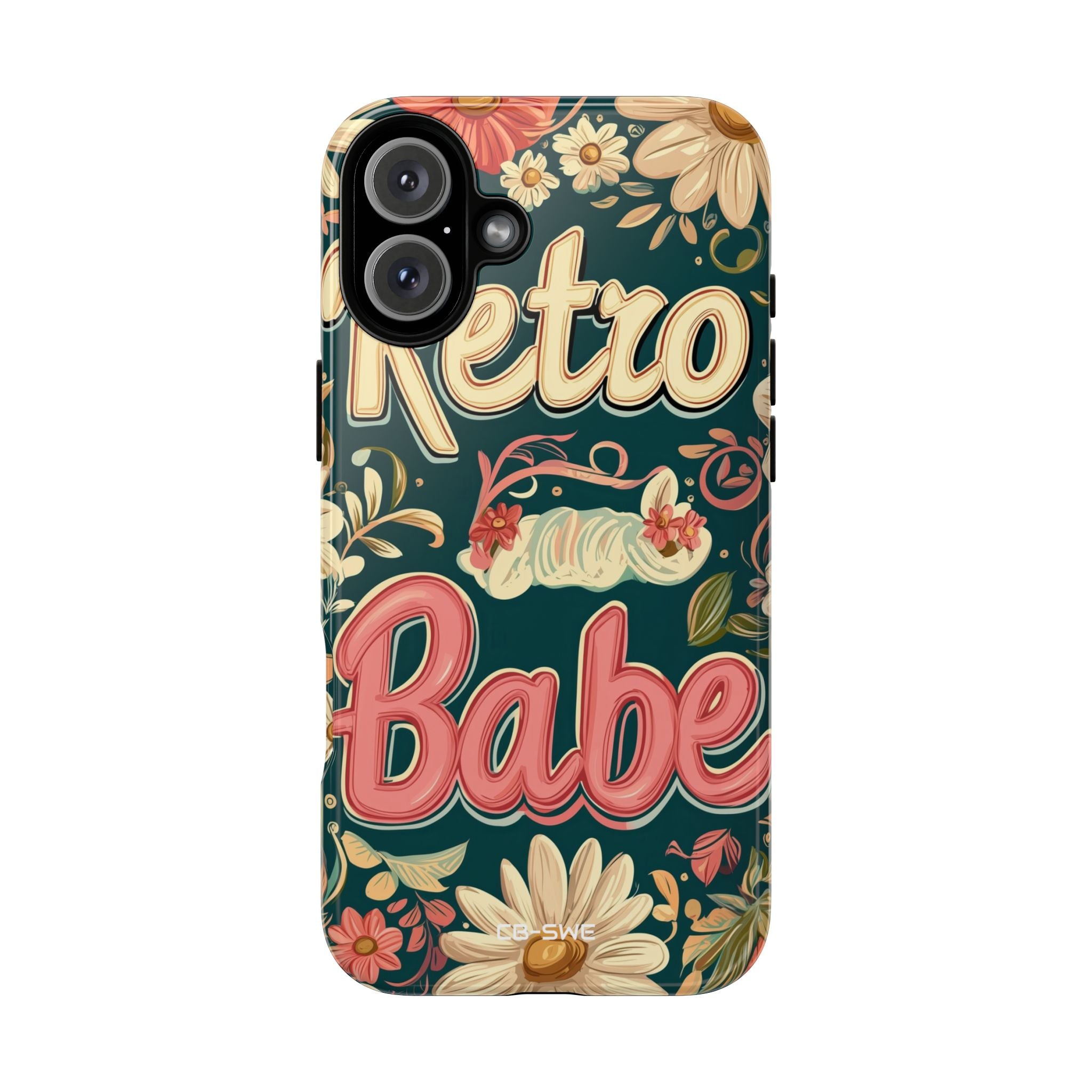 Floral Curves Embrace - iPhone Case