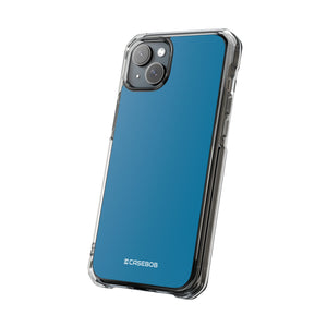 Cerulean Blue | Phone Case for iPhone (Clear Impact Case - Magnetic)