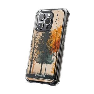 Autumnal Whispers - Phone Case for iPhone (Clear Impact - Magnetic)