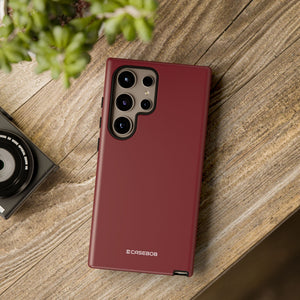 Burgundy Elegance: Minimalist Sophistication - For Samsung S24