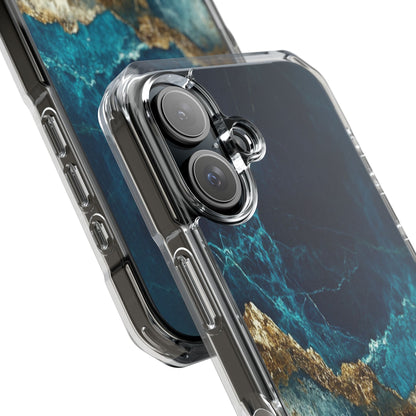 Jagged Gold Split iPhone 15 Case - Impact