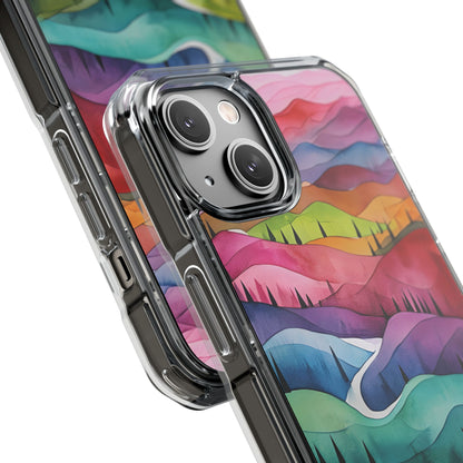 Whimsical Colorful Valleys iPhone Case - Impact