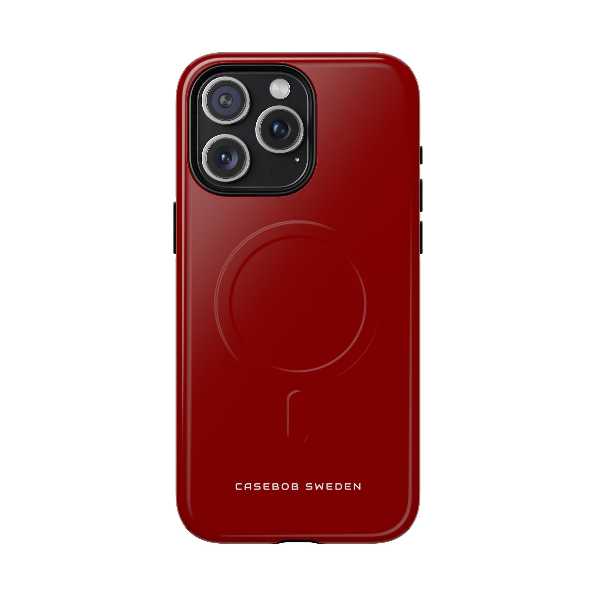 Dark Red iPhone 15 | Tough+ Phone Case