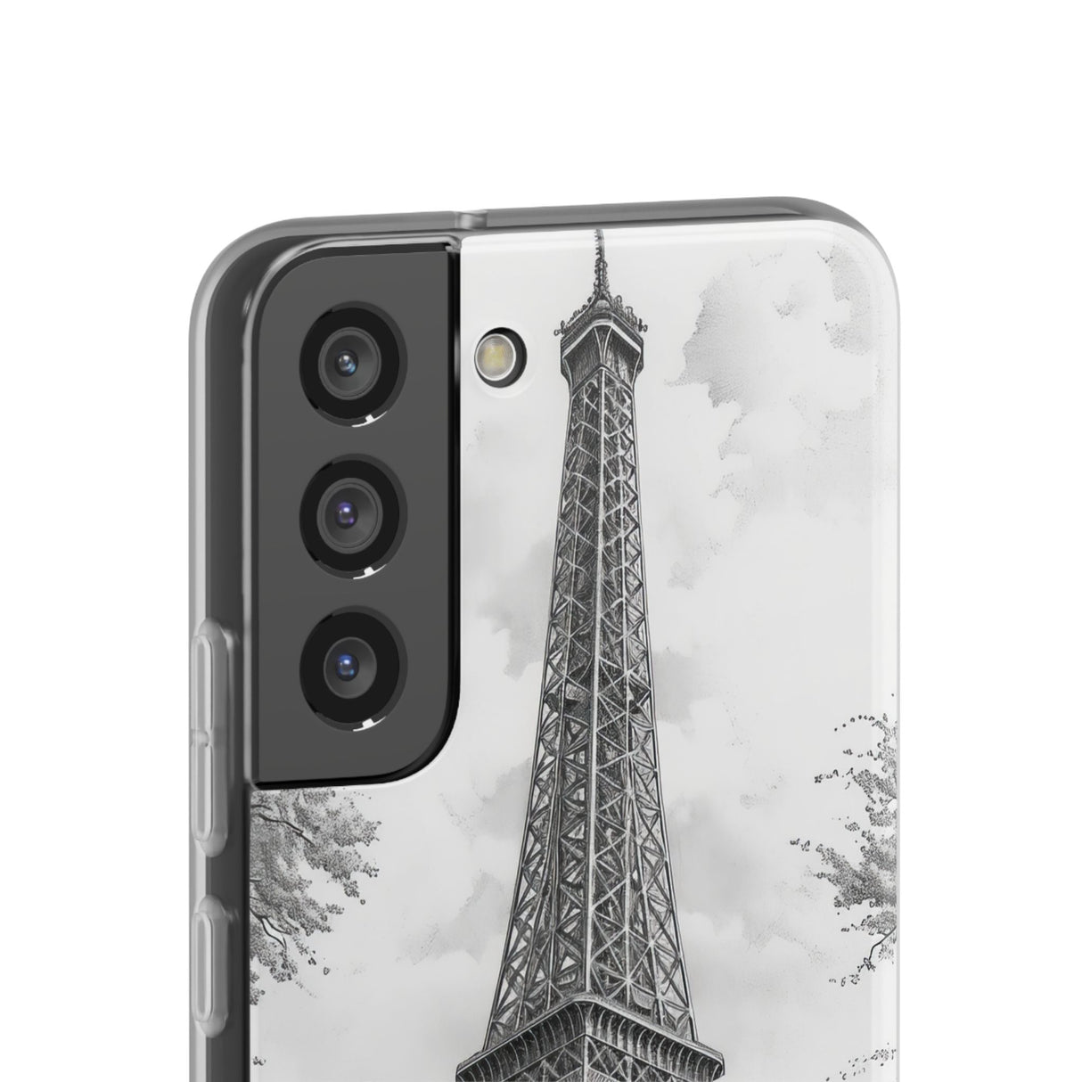 Parisian Monochrome Majesty | Flexible Phone Case for Samsung Galaxy