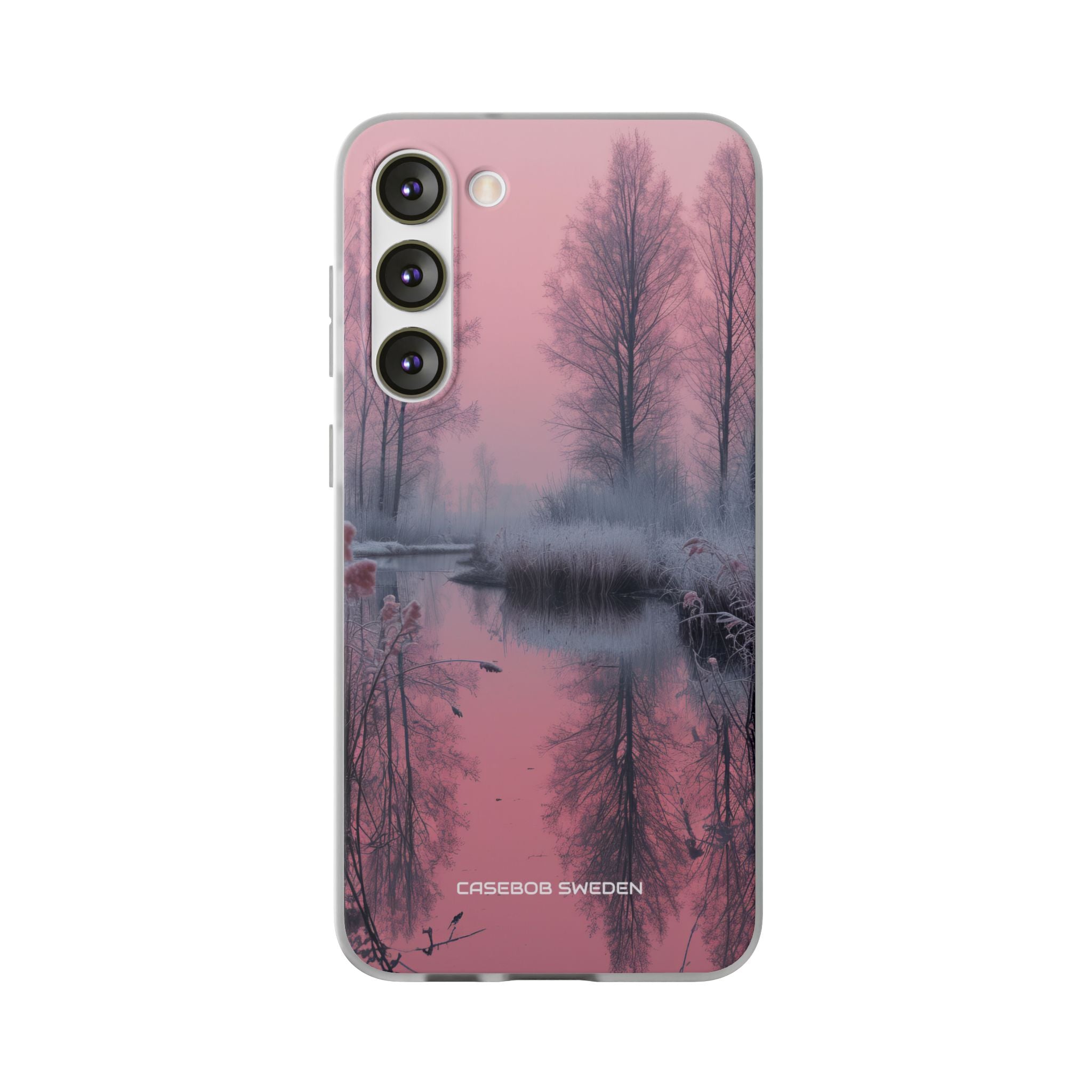 Pink Serenity Case - Flexi Samsung S23 Phone Case