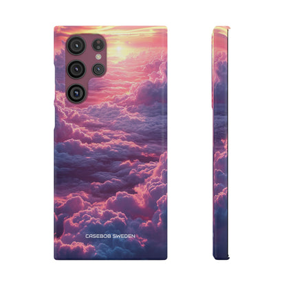 Pink Purple Clouds - Slim Samsung S22 Phone Case