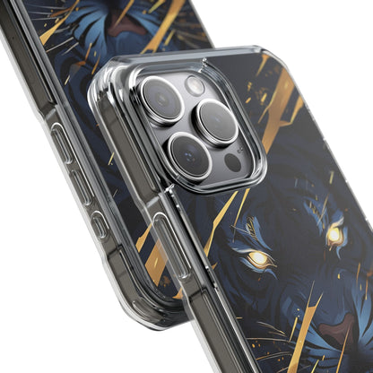 Tiger's Glowing Gaze iPhone Case - Impact