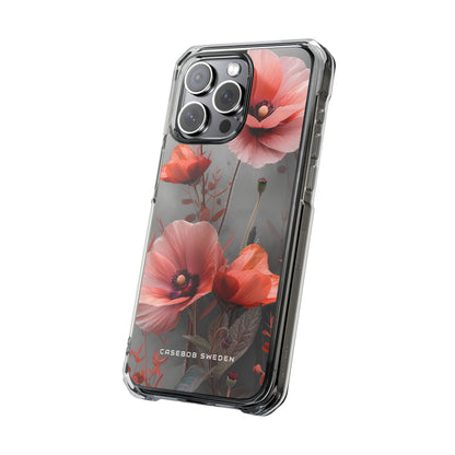 Ethereal Floral Elegance iPhone 15 - Clear Impact Phone Case