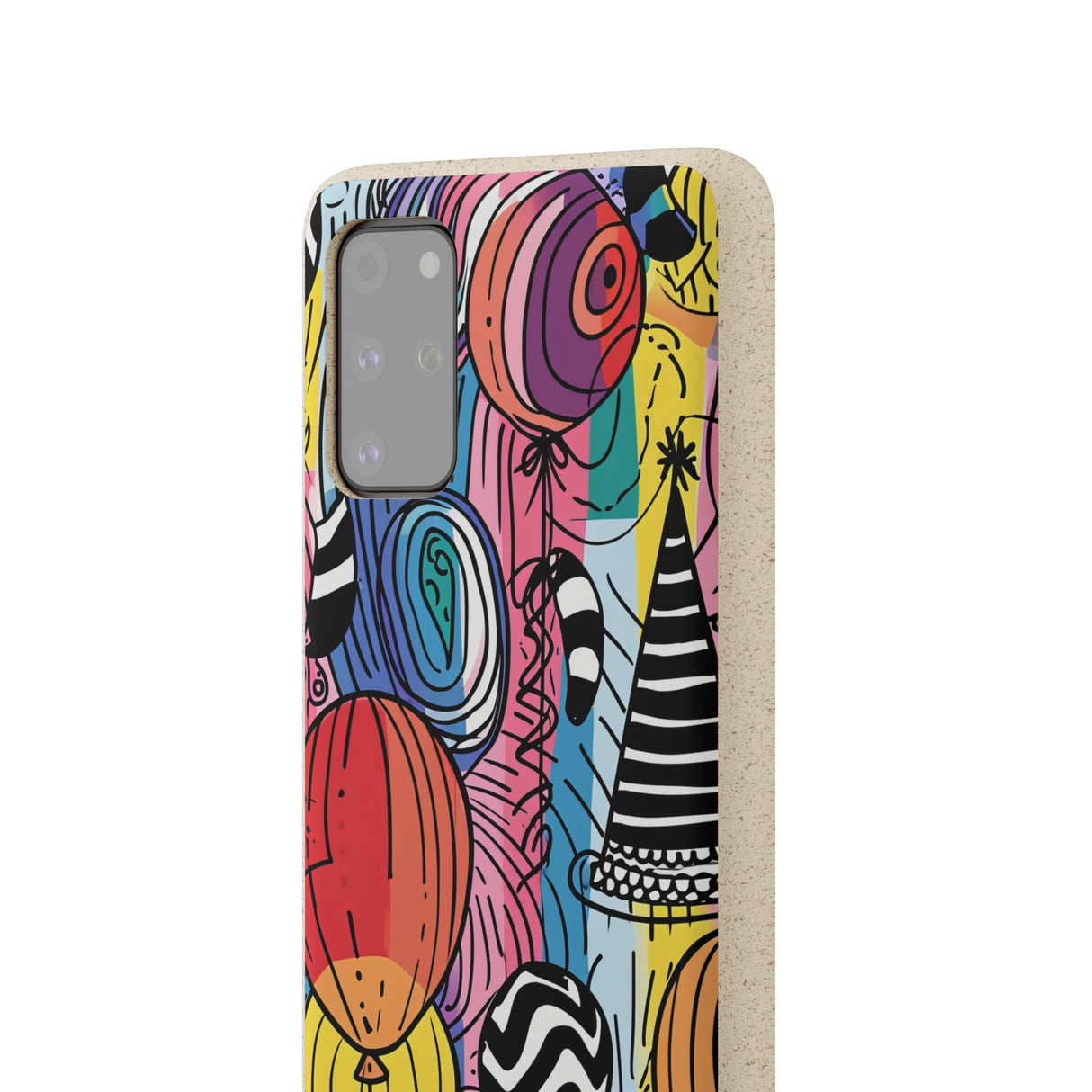 Vibrant Party Whimsy | Biodegradable Phone Case