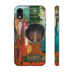 Oil painting - Guitar - Protective Phone Case