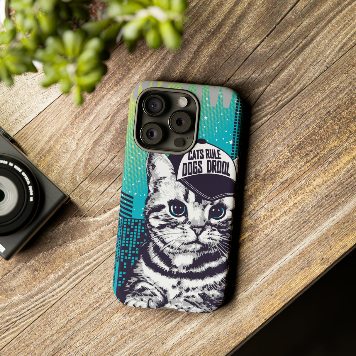 Cute Cat - Protective Phone Case