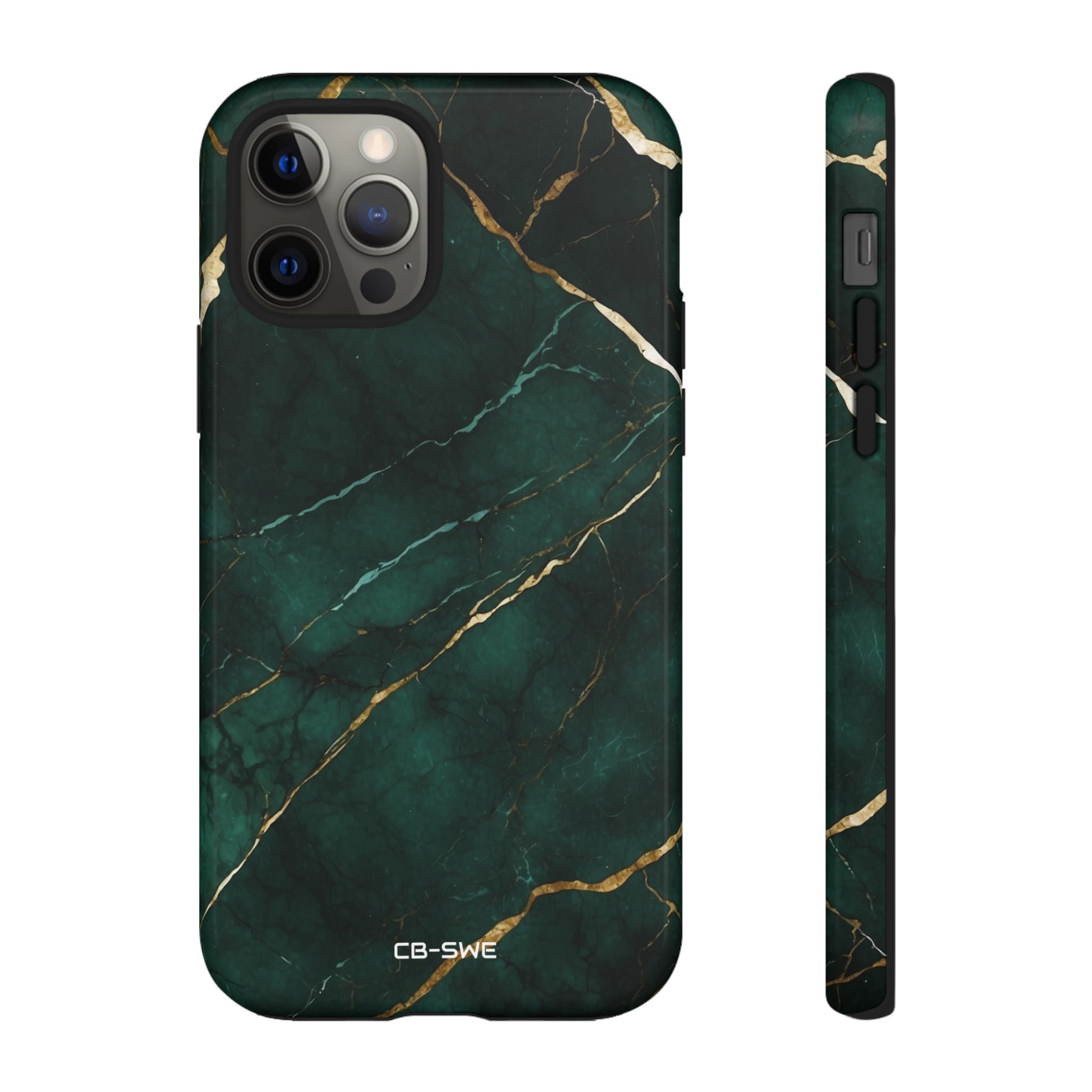 Emerald Veins Flow - iPhone Case