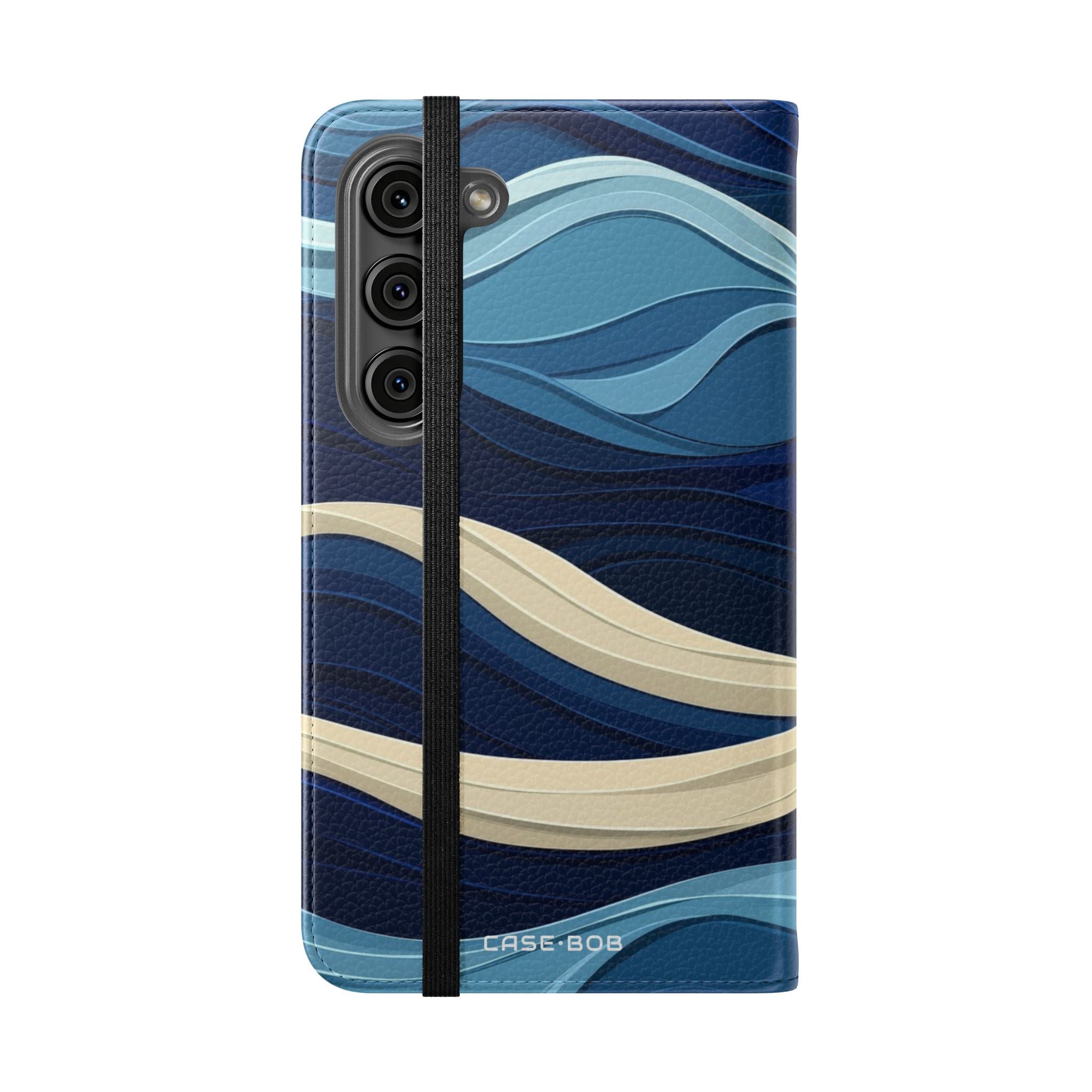Blue Wave Flow - Samsung S23 Case - Wallet