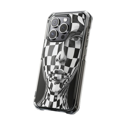 Checkered Face iPhone 15 Pro Case - Impact
