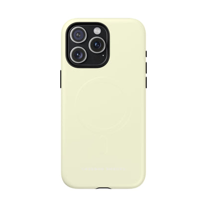 Light Yellow iPhone 15 | Tough+ Phone Case