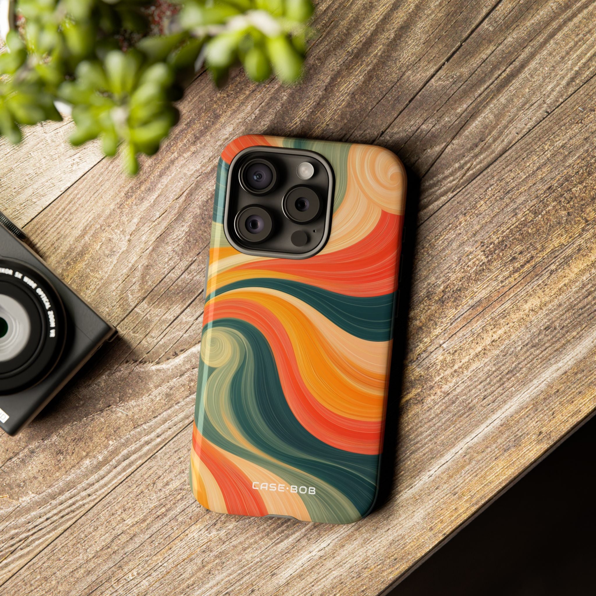 Swirling Ember iPhone 15 Pro Case - Tough