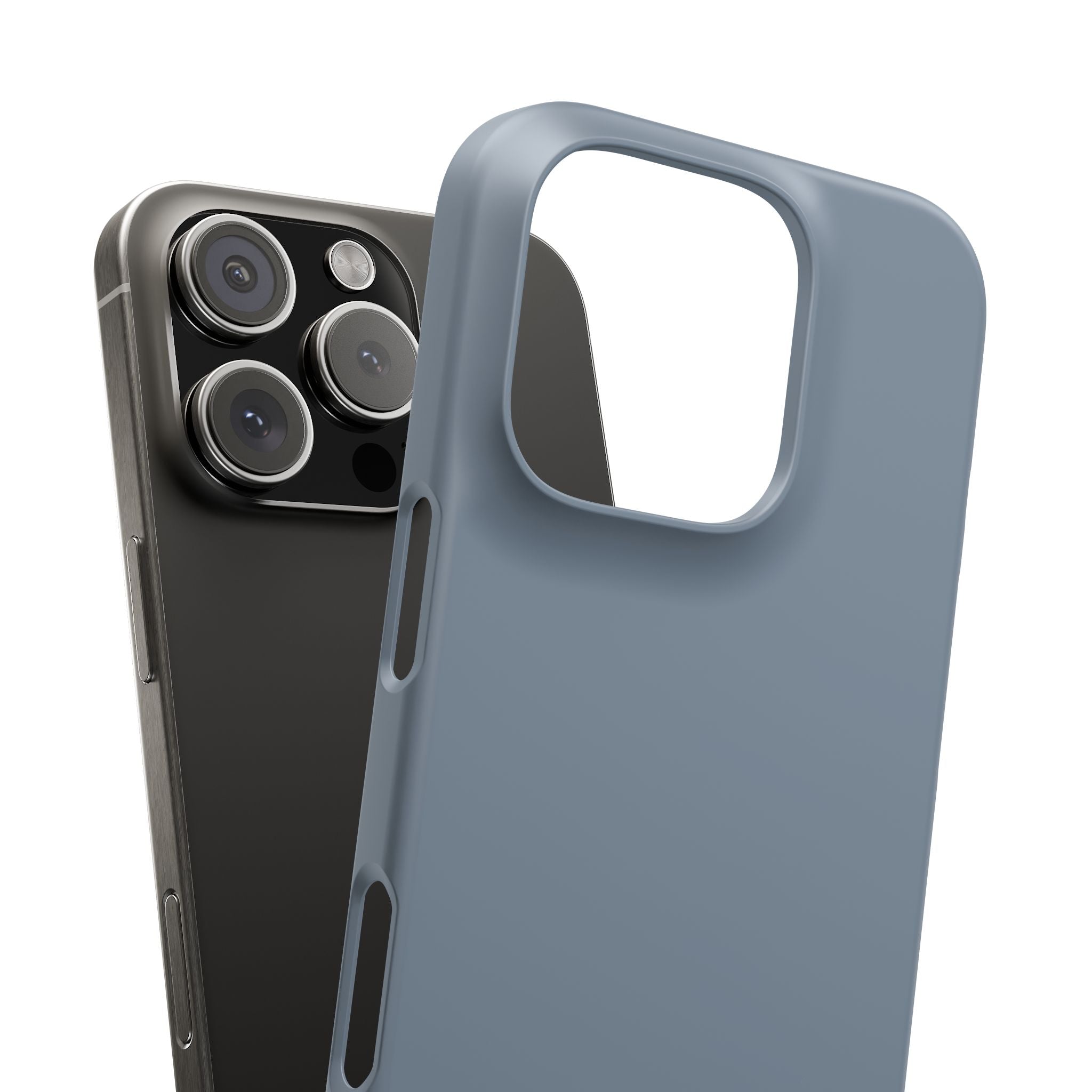 Light Slate Gray iPhone 16 - Slim Phone Case