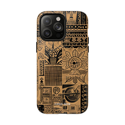 Tribal Faces iPhone 14 Pro Max Case - Tough+