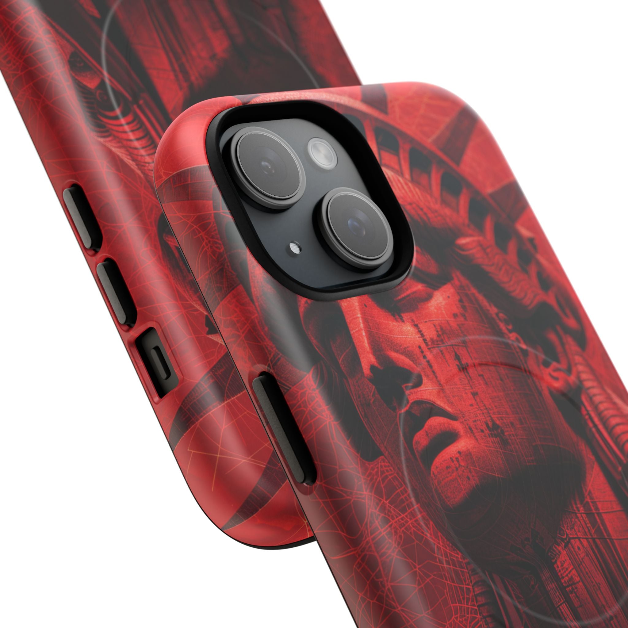 Zen Red Liberty Vision iPhone 15 | Tough+ Phone Case