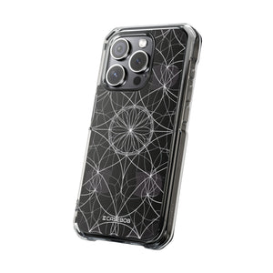 Symmetrische Eleganz – Handyhülle für iPhone (Clear Impact – Magnetisch)