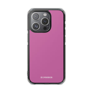 Super Pink | Handyhülle für iPhone (Clear Impact Case – magnetisch)