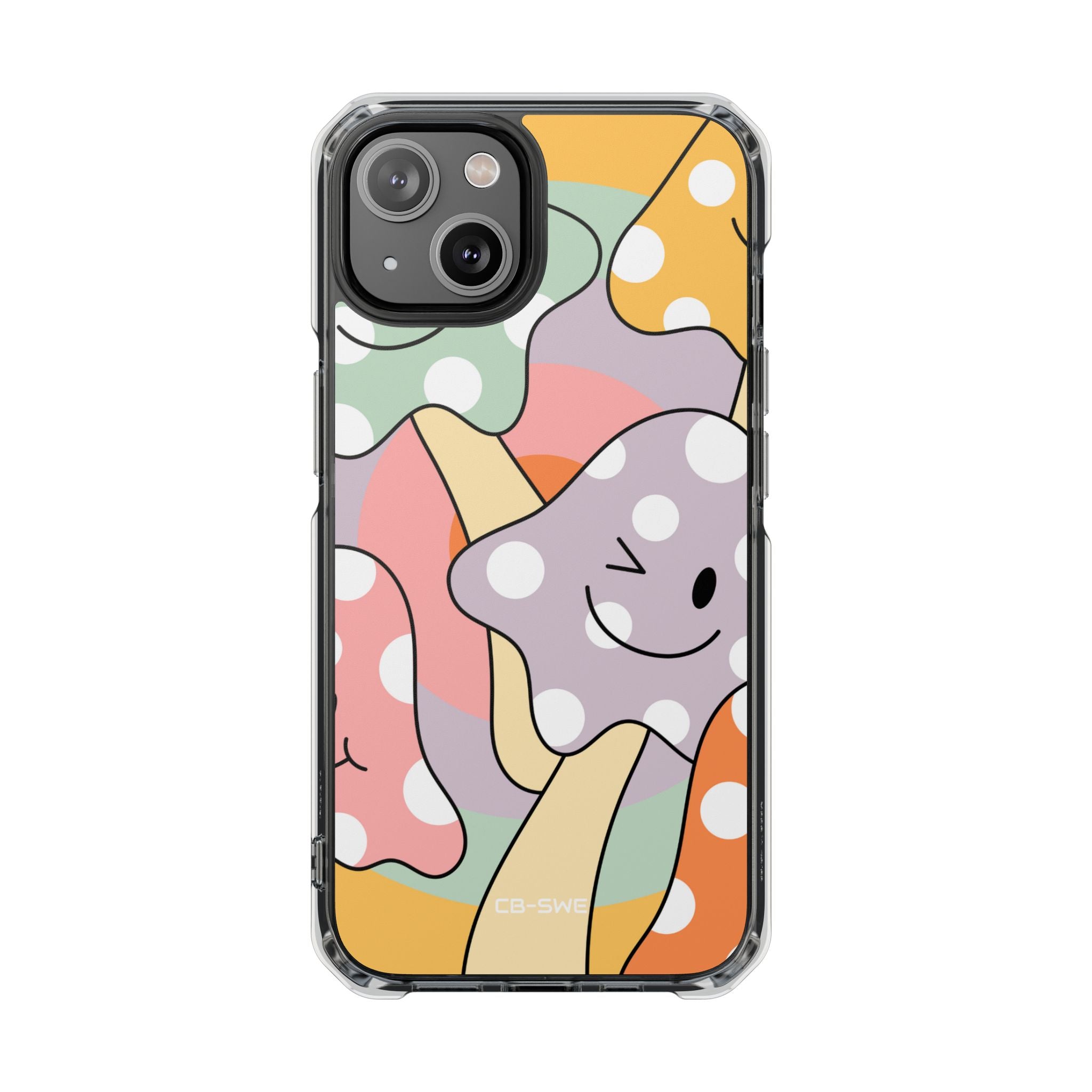 Playful Mushroom Friends iPhone Case - Impact