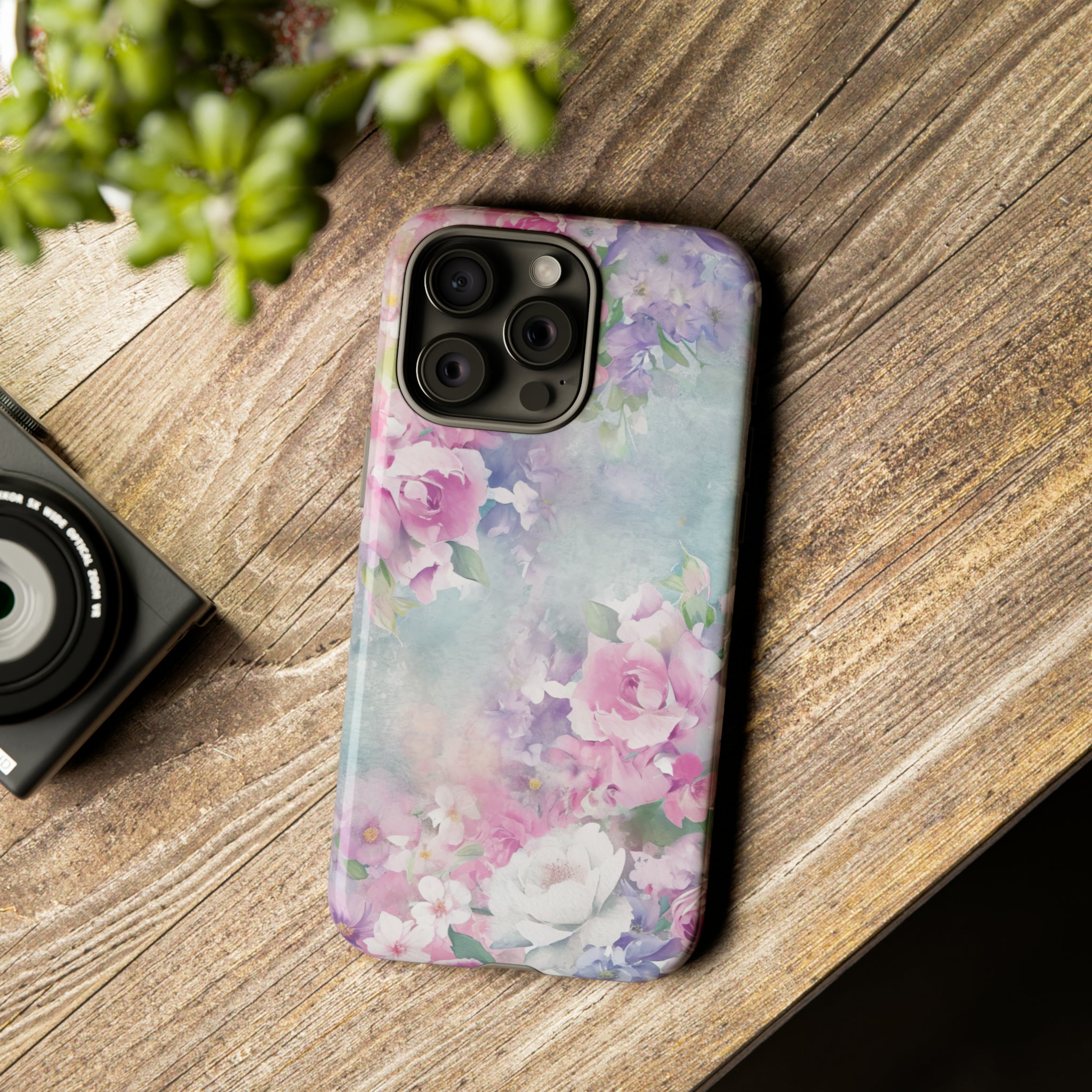 Floral Pastel Whisper - Protective Phone Case