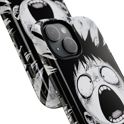 Screaming Stripes iPhone 15 Case - Tough+