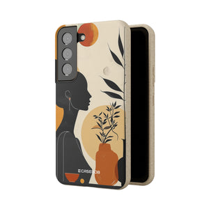 Modern Silhouette Tranquility | Biodegradable Phone Case