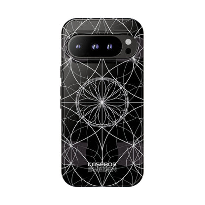 Symmetric Line Bloom Google Pixel 9 - Tough