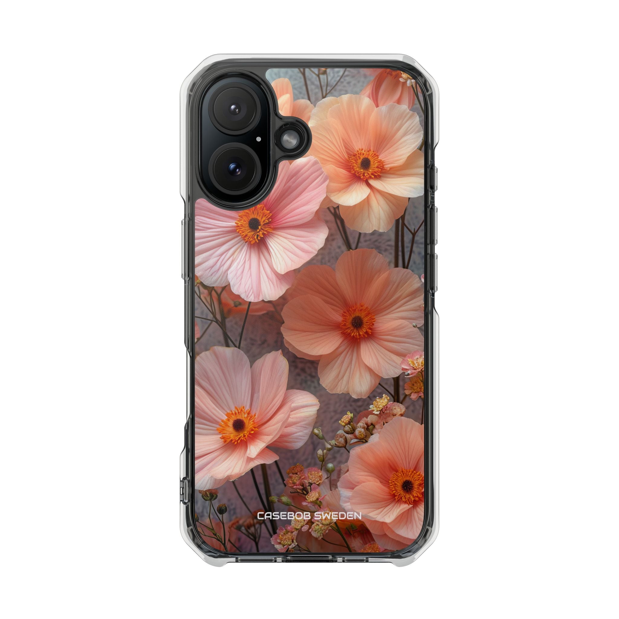 Serene Botanical Blooms - Clear Impact iPhone 16 Phone Case