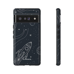 Cosmic Doodle Adventure | Protective Phone Case for Google Pixel