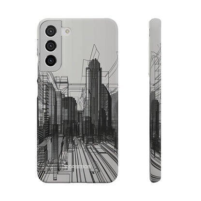 Urban Wireframe | Slim Phone Case for Samsung